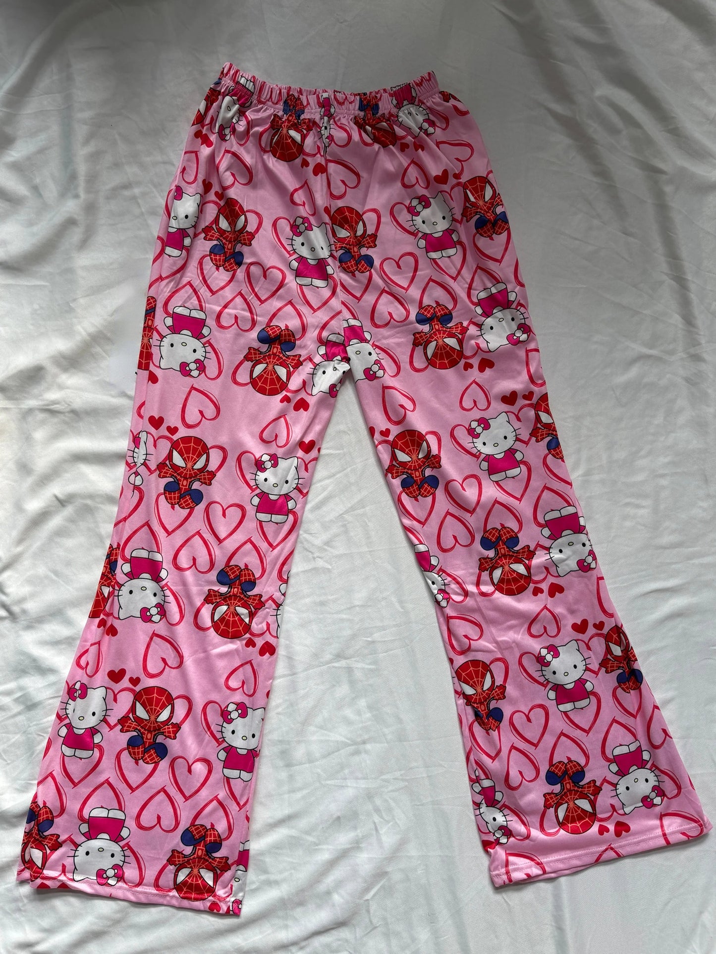 Hellokitty Spiderman Pajama Pants Sleepwear