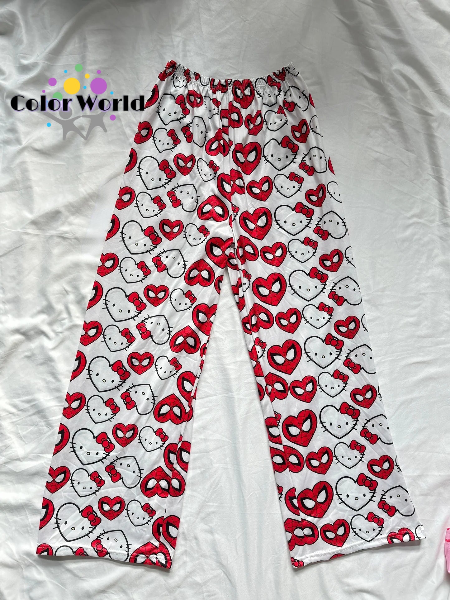 Hellokitty Spiderman Pajama Pants Sleepwear