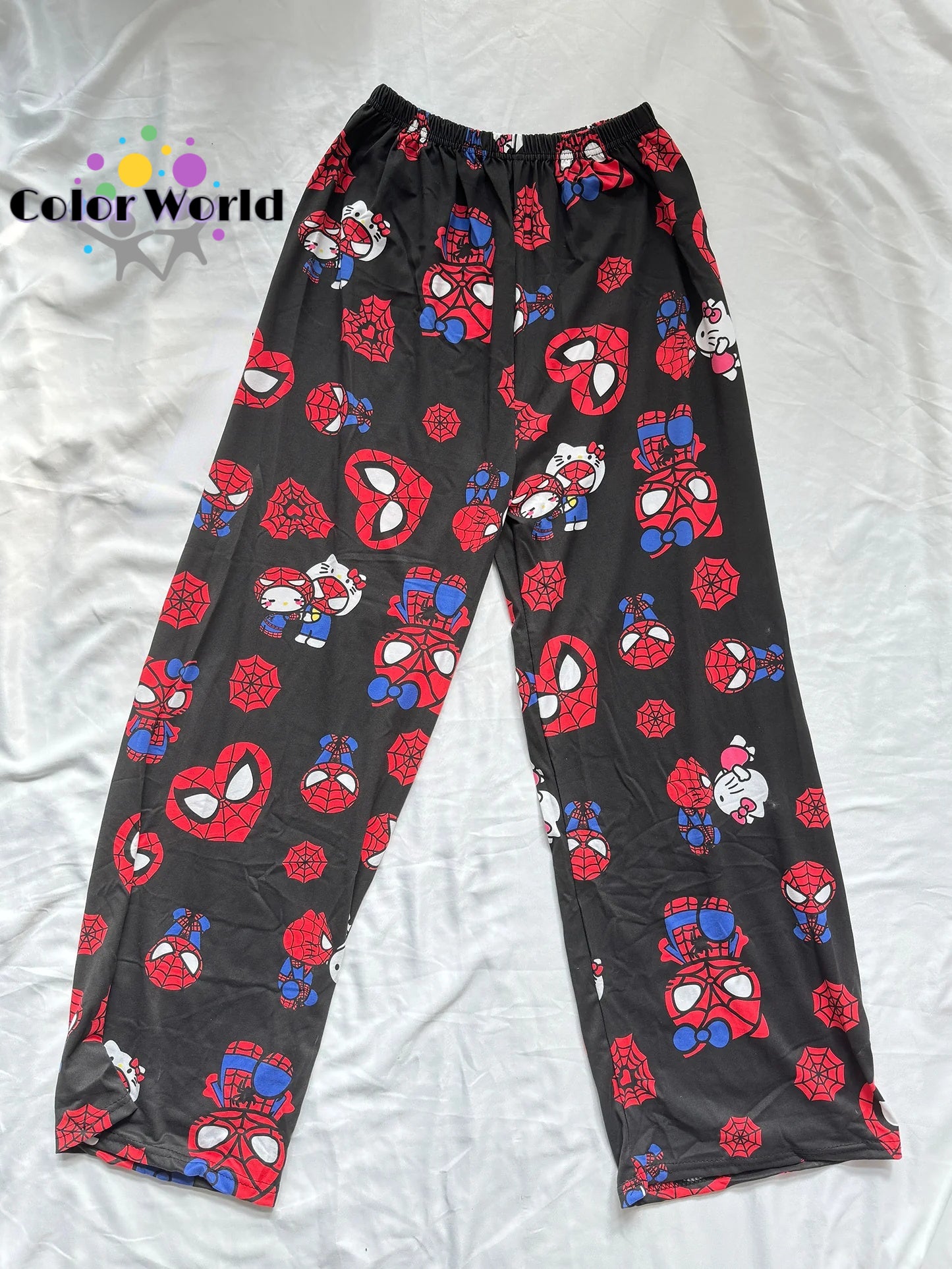 Hellokitty Spiderman Pajama Pants Sleepwear