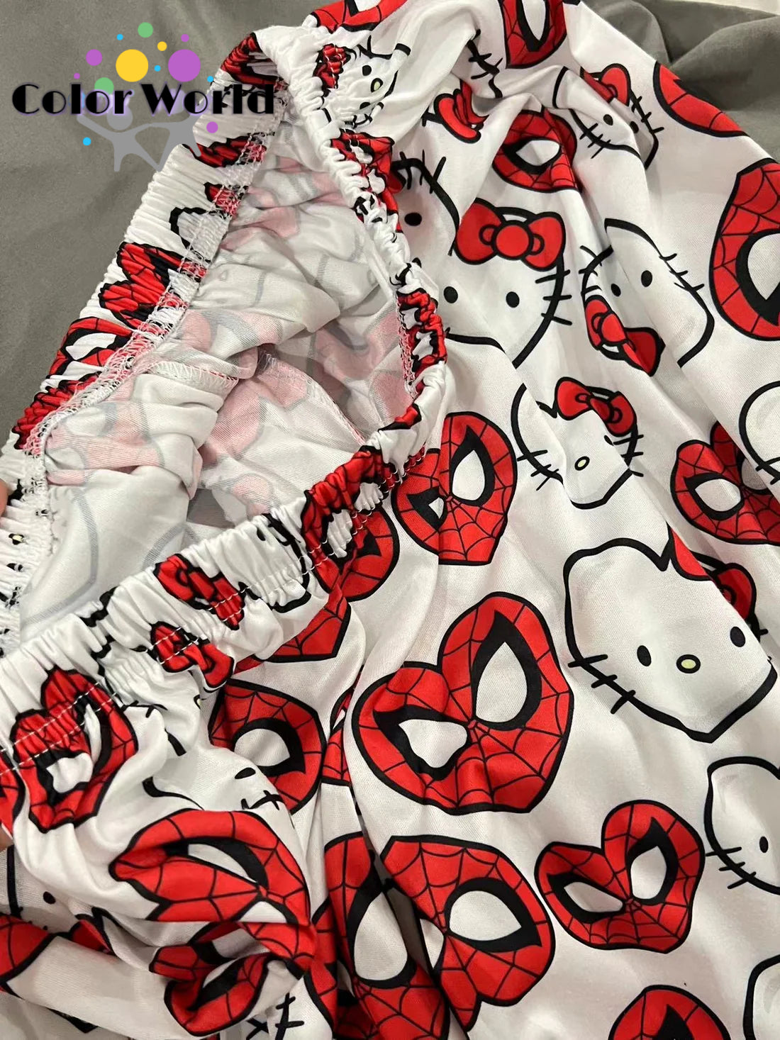 Hellokitty Spiderman Pajama Pants Sleepwear