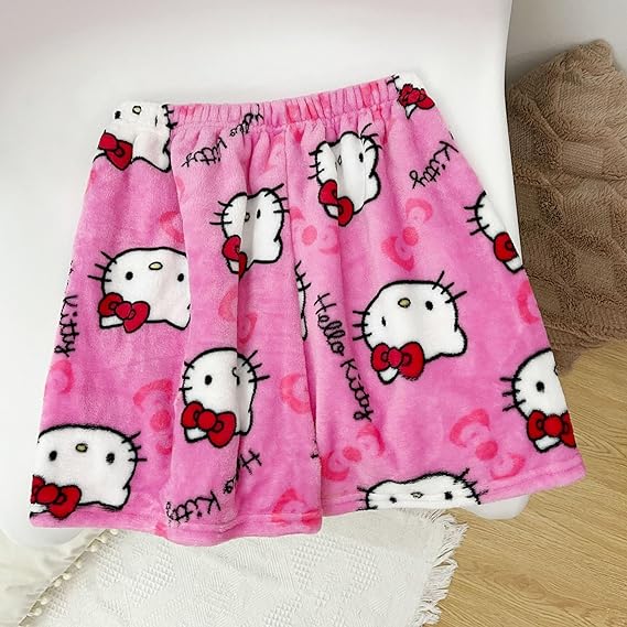 Hello Kitty Kawaii Casual plush comfort pajamas sleeping shorts