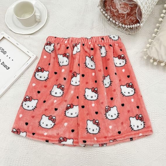 Hello Kitty Kawaii Casual plush comfort pajamas sleeping shorts