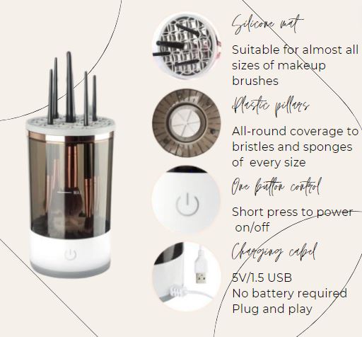 Automatic Electric Makeup Brush Cleaner